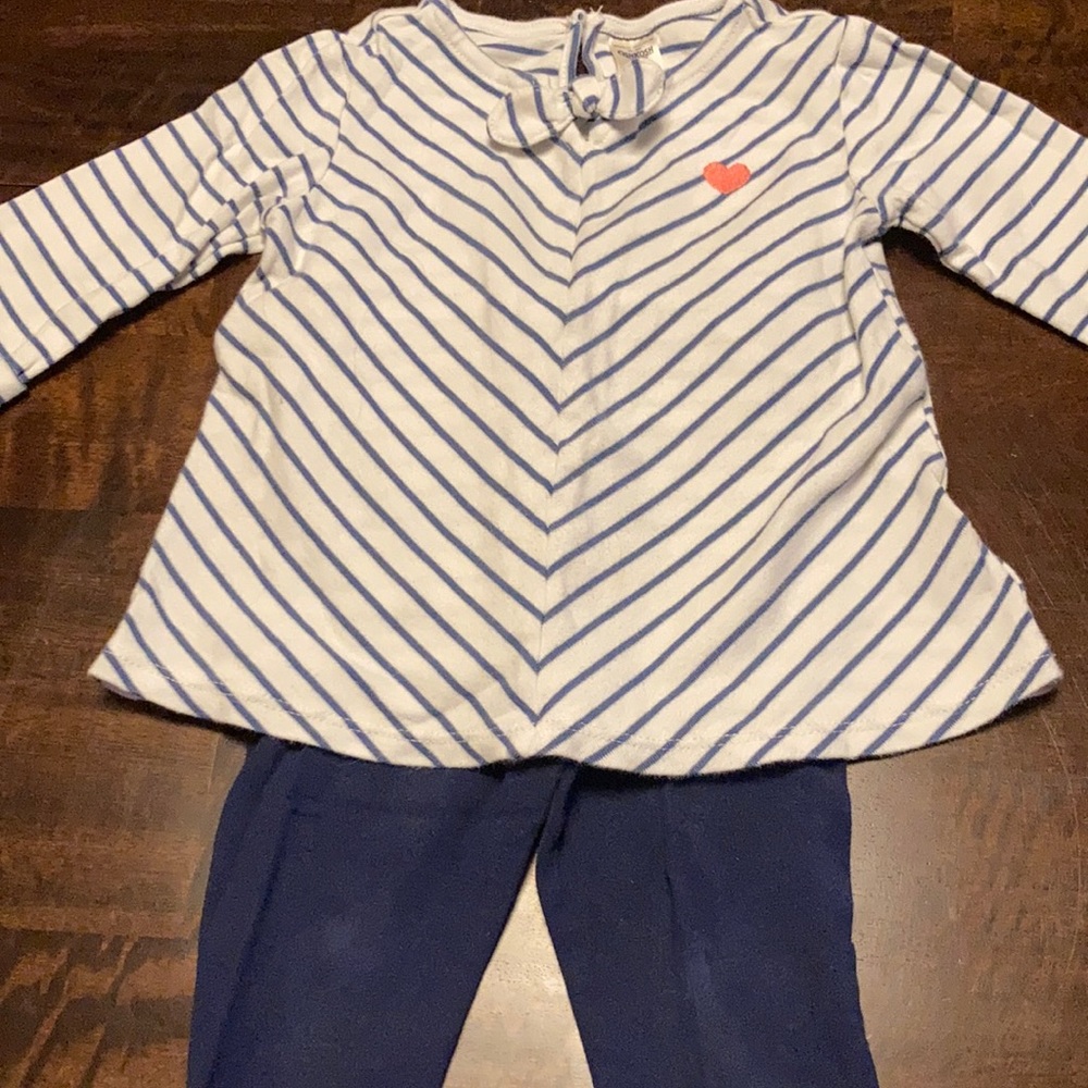 OshKosh top and Cat & Jack leggings